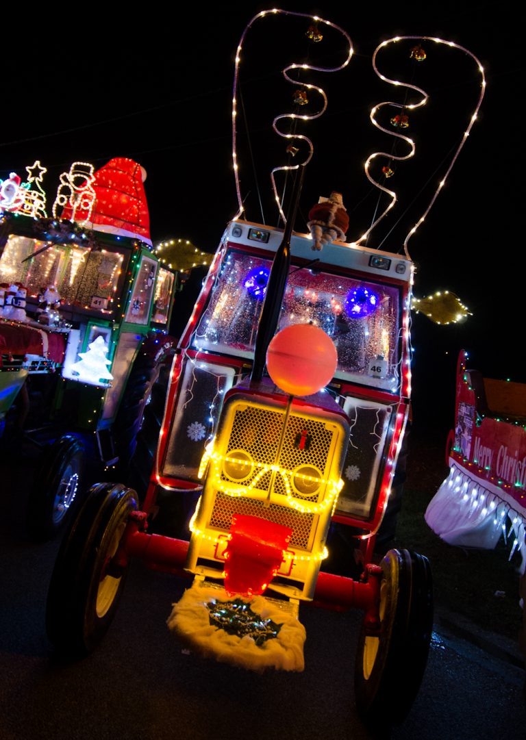 new holland christmas tractor run